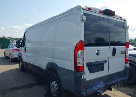 2017 Ram Promaster 1500 Low Roof 136 Wb from USA, damaged, VIN 3C6TRVAG8HE510876